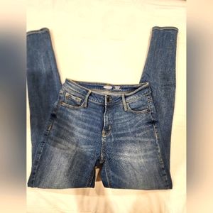 🌟Pre-Owned Old Navy Rockstar Super Skinny Highrise Jeans Sz 2 Tall